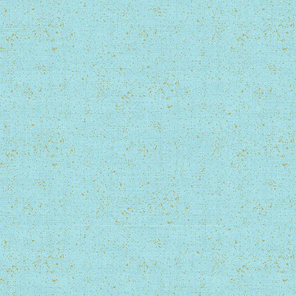 Makower Fabric | Metallic Linen Texture | Blue - 2566 B1