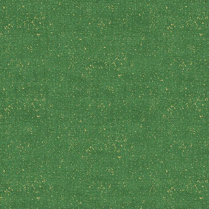 Makower Fabric | Metallic Linen Texture | Green - 2566 G5
