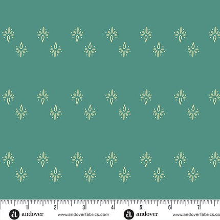 Makower Fabrics | Winged Garden | Dewdrop | Delight - 1074 - T