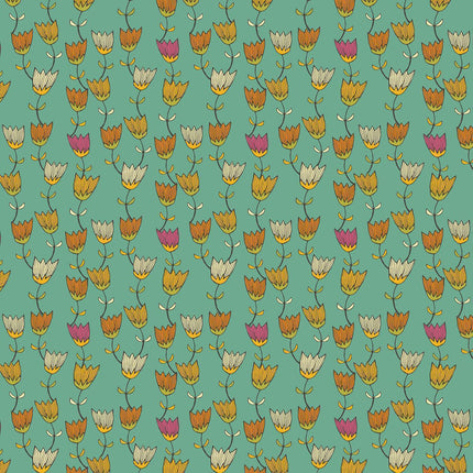 Makower Fabrics | Winged Garden | Tender Twigwork | Delight - 1079 - T