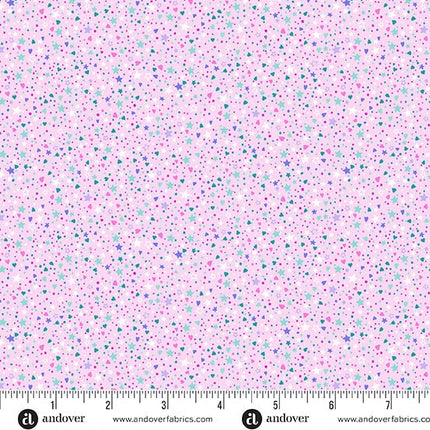 Makower Fairy Dust | Sparkle | Pink - MU - 053 - P