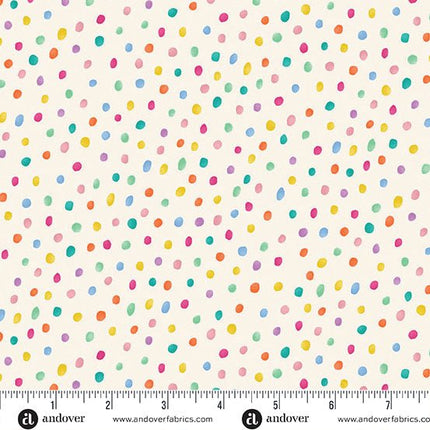 Makower Hello Spring | Spots | Cream - 088 - Q