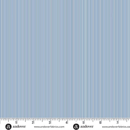 Makower High Tide | Pin Stripe | Blue - 2088 - B