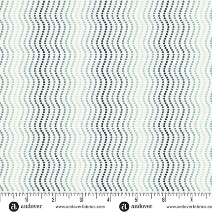Makower High Tide | Waves | Cream - 082 - Q