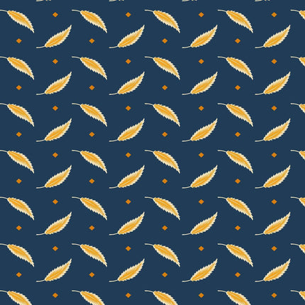 Makower | Indigo Cheddar | Fat Quarter Pack (24) - 
