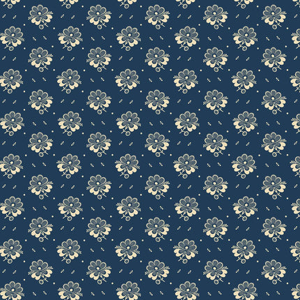 Makower | Indigo Cheddar | Fat Quarter Pack (24) - 
