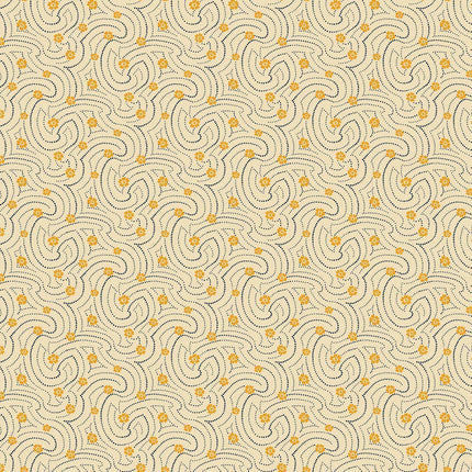 Makower | Indigo Cheddar | Fat Quarter Pack (24) - 