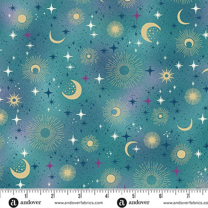 Makower | Luna | Constellation | Teal - 073 - T