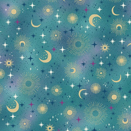 Makower | Luna | Constellation | Teal - 073 - T