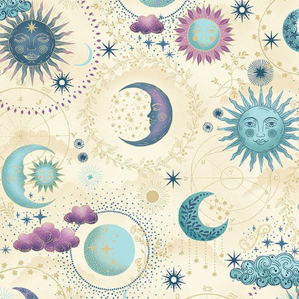 Makower | Luna | Cosmos | Cream - 071 - Q