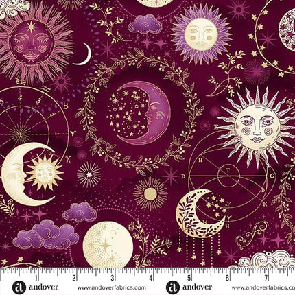 Makower | Luna | Cosmos | Red - 071 - R