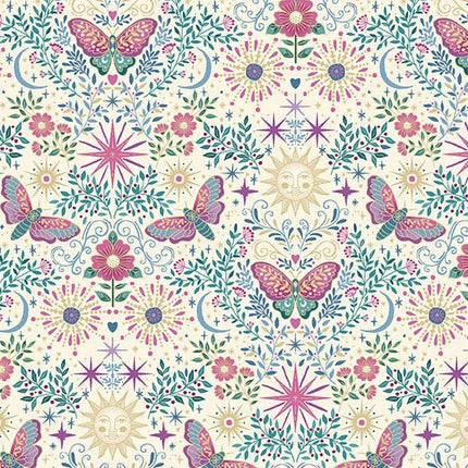 Makower | Luna | Night Garden | Cream - 072 - Q