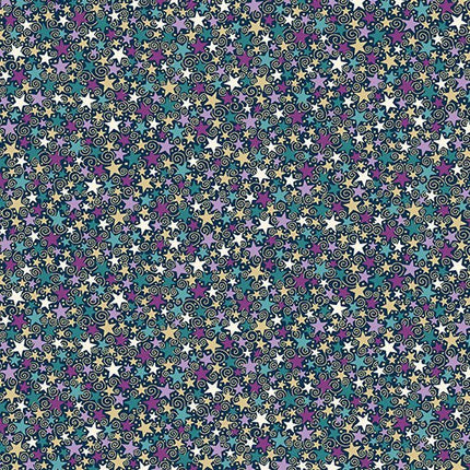 Makower | Luna | Star | Blue - 074 - B