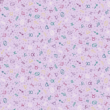 Makower | Luna | Zodiac | Purple - 076 - L