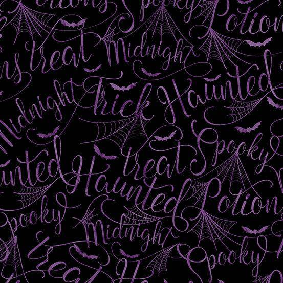 Makower - Mystery Manor - Cryptic Script - Purple Moon -