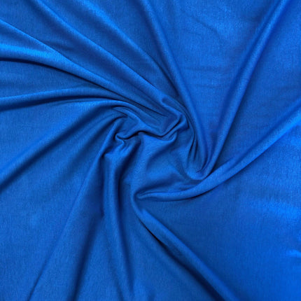 Mercerised Cotton Jersey - Royal Blue -