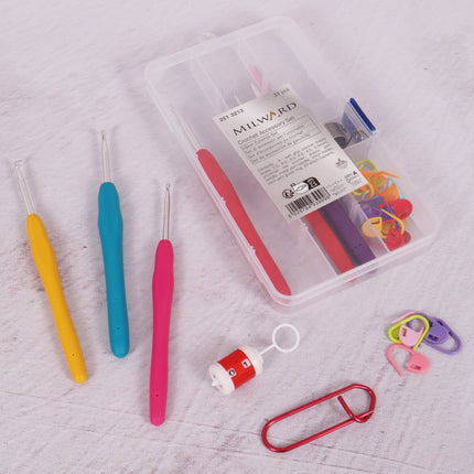 Milward Soft Touch Crochet Hook & Accessory Set - 2513213