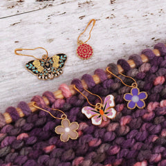 Milward Stitch Markers | Metal Butterfly Garden | Knitting & Crochet - 2513231