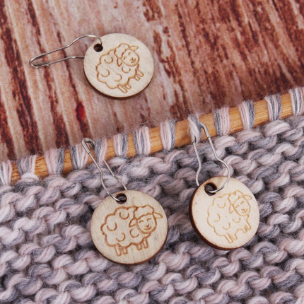 Milward Stitch Markers | Wooden Sheep | Knitting & Crochet - 2513223