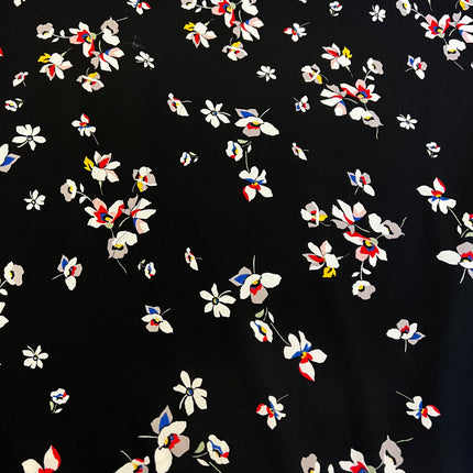*NEW* Mabel | Black | Crepe Dress Fabric - Hollies Haberdashery UK