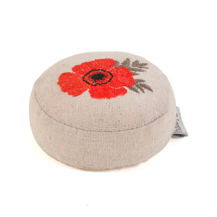 Pincushion | Hobby Gift | Embroidered Wildflowers - PCR\614