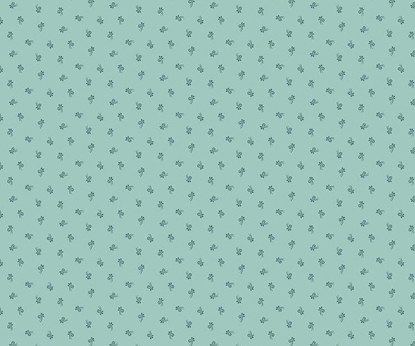 Flower Box Tendrill Sapphire - Renee Nanneman - PER QUARTER METRE
