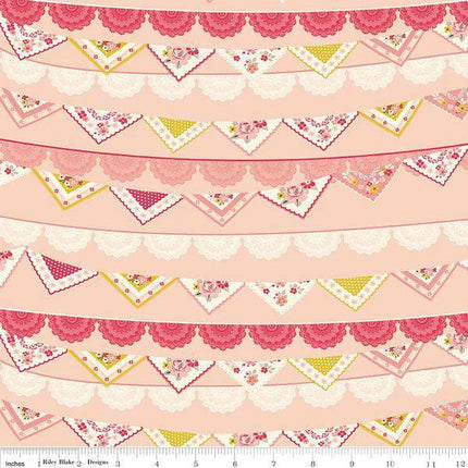 Riley Blake - Vintage Daydream - Vintage Banner - Pink -