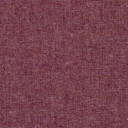 Robert Kaufman | Essex Yarn Dyed Linen | 1054 Burgundy Metallic - E105-1054