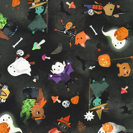 Robert Kaufman | Pumpkin Pals | Halloween Friends - AKFD - 22522 - 182