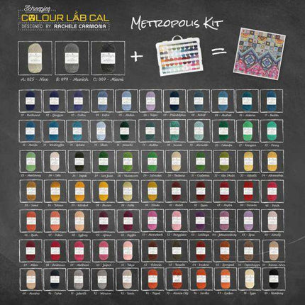 Scheepjes CAL 2022 Colour Lab - Metropolis (Crochet Kit) - COLOURLABCAL-M