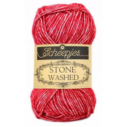 Scheepjes Stone Washed - Sport DK - 807 - Red Jasper -