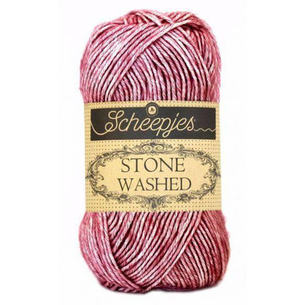 Scheepjes Stone Washed - Sport DK - 808 - Corundum Ruby -