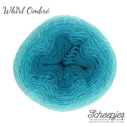 Scheepjes Whirl 4ply - Fingering - 559 Turquoise Turntable - 1698-559
