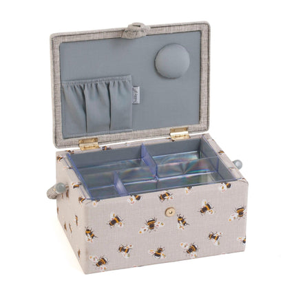 Sewing Box | Hobby Gift | Embroidered Bees - Sewing Bee - MRME\587.2