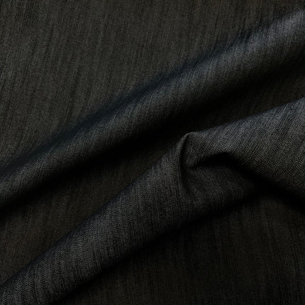 Slub Stretch Denim | Black - Hollies Haberdashery UK