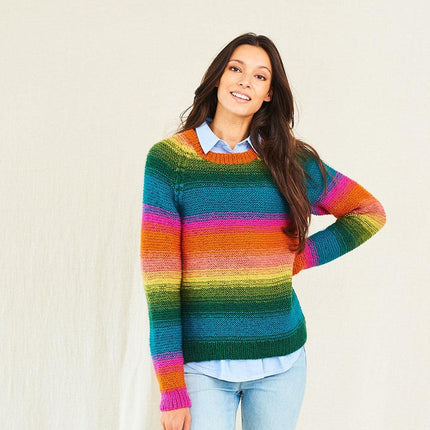 Stylecraft | Grace | Aran | 10014 Jumper Knitting Pattern - 10014