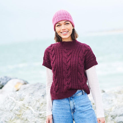 Stylecraft | Grace & Impressions | Aran | 10088 Jumper & Tank Top Knitting Pattern - 10088