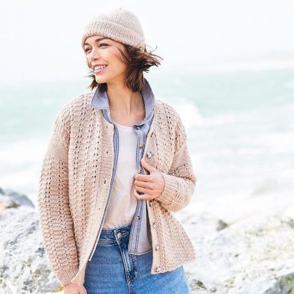 Stylecraft | Grace & Impressions | Aran | 10091 Jumper & Cardigan Knitting Pattern - 10091