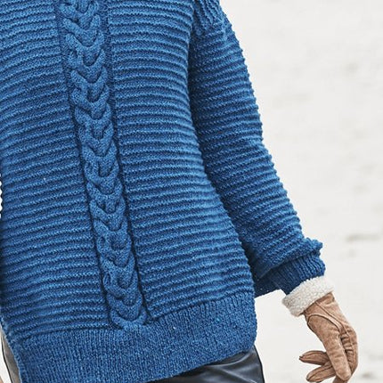 Stylecraft - Highland Heathers DK - 9863 Round & Polo Neck Sweaters - 9863