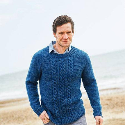 Stylecraft - Highland Heathers DK - 9867 Mens Round & V Neck Sweaters - 9867