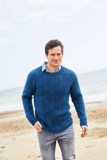 Stylecraft - Highland Heathers DK - 9867 Mens Round & V Neck Sweaters - 9867