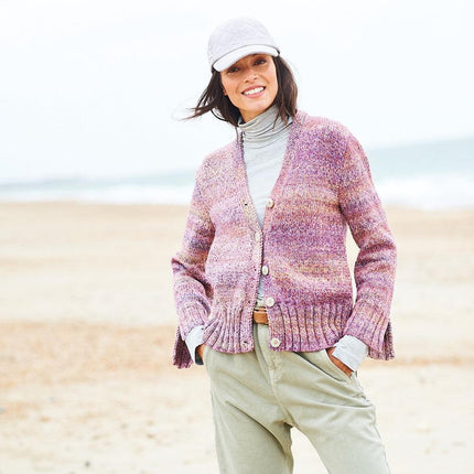 Stylecraft | Impressions | Aran | 10008 Jumper / Cardigan Knitting Pattern - 10008