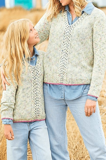Stylecraft - Love You Aran - 9970 Ladies & Girls Jumper / Sweater & Cardigan Knitting Pattern - 190-9970-01