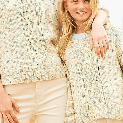 Stylecraft - Love You Aran - 9974 Ladies & Girls Jumper / Sweater & Tank Top Knitting Pattern - 190-9973-01