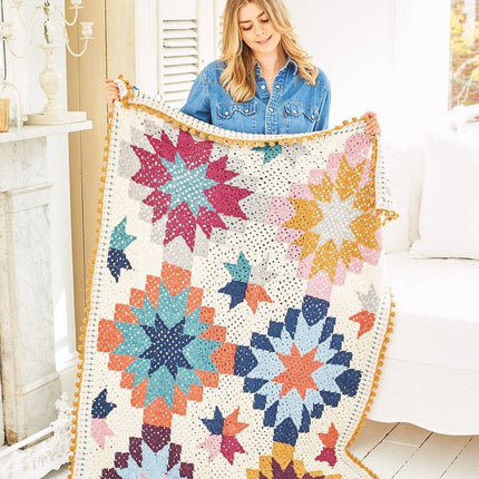 Stylecraft | ReCreate DK | Crochet Pattern 9957 | Harvest Blanket - 9957