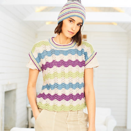 Stylecraft | ReCreate DK | Knitting Pattern 10059 | Jumper, Tank Top & Hat - 10059