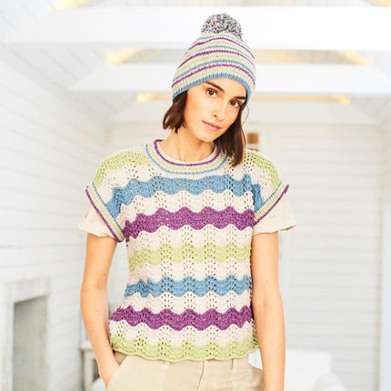 Stylecraft | ReCreate DK | Knitting Pattern 10059 | Jumper, Tank Top & Hat - 10059