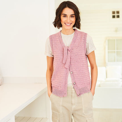 Stylecraft | ReCreate DK | Knitting Pattern 10062 | Cardigan & Waistcoat - 10062