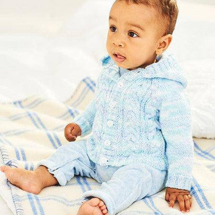 Stylecraft - Sweet Dreams DK - 9900 Baby Cardigan Knitting Pattern (0-3) - 190-9900-01