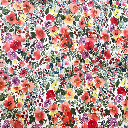 Summer Bouquet Cotton Lawn - Hollies Haberdashery UK